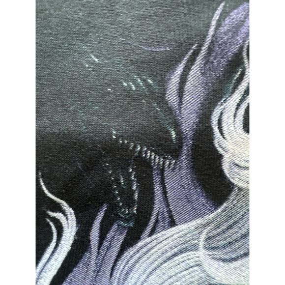 Vintage 2001 Chaos! Comics Lady Death Shirt XL Black Skull Lingerie NEW Lewd Tee - Picture 6 of 8